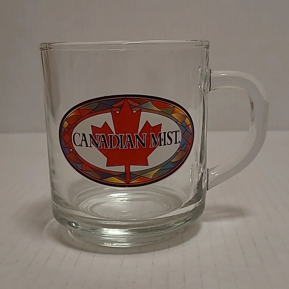 Set of 4 Vintage Canadian Mist Whiskey Mugs